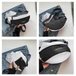 WILDHORN Sling Bag for Men & Women | Water-Resistant Crossbody Waist Bag with Adjustable Strap | Stylish Travel, Daily & Casual Sports Chest Bag (Black) - Image 4