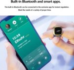 Generic Tasbih Smart Ring 20mm, Muslim Prayer, Prayer timing reminder, OLED display Tasbih Counter, Waterproof (Blue) - Image 4