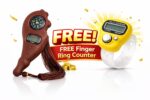 Portable Digital Tasbeeh Counter with Compass Electronic Hand Tally Counter for Meditation, Chanting, Tasbih slamic Misbaha Free Finger Ring Counter Multicolor - Image 3