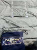 Travel Pocket Velvet Furr Janamaz Safari Prayer Mat (Green) 70X110 Cm - Image 3