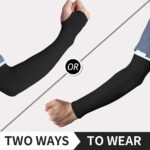V.E UV Sun Protection Arm Sleeves for Men & Women, UPF 50 Arm Cover for Biking,Cricket,Cycling, Golf, Outdoor Sports - Image 3