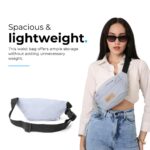 Waist Bag for Men Women | Cross Body Fanny Pack Sling Bag for Hiking, Travel, Camping, Outdoor Sports, Cycling | Money Belt with Adjustable Strap (Blue) - Image 3