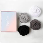 4 PCS Muslim Women Soft Premium Solid Chiffon Hijab Scarves Shawl Long Scarf Wrap Scarves with Gift Box, Mix Color G, 175*70cm - Image 4