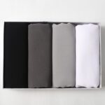 4 PCS Muslim Women Soft Premium Solid Chiffon Hijab Scarves Shawl Long Scarf Wrap Scarves with Gift Box, Mix Color G, 175*70cm - Image 5