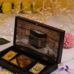 HUMSAFAR 3D Makkah Madina Box with Allah & Muhammad Calligraphy | Islamic Gift Box with Wooden Frame | Muslim Home Decor | Ramadan Eid Gift | Islamic Table Decor | Kaaba 3D Display Box - Image 4