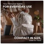 XECH Portable Electric Kettle 300ml | Mini Electric Kettles for Hot Water | Small Travel Kettle with In-Built Cable | Bottle-Shaped Kettle for Tea, Coffee | Travel Accessories (Hydroboil Mini) - Image 6