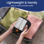 Crompton Insta Delite Mini 500 ml/0.5 Ltr Electric Kettle || Travel Kettle || Robust Stainless Steel Body || LED Indicator || 700 Watts Power|| Auto Shut-Off || Wide Mouth || Warranty - 1 Year - Image 6