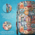 Trajectory Travel Polyester Passport and Card Holder and Wallet Organiser Case for Daily Use and International Trip for Men's and Women's (Monument), Multicolor - Image 4