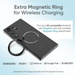 Ambrane Magsafe Wireless 10000Mah Fast Charging USB Type-C Input Power Bank, Strong Magnet, 22.5W Output For iPhone 12 & Above, Android & Other Qi Enabled Devices + Magnetic Ring (Aerosync Snap, Blue) - Image 4