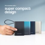 Ambrane 20000mAh Small Pocket Size Powerbank, Hanging InBuilt Type C Cable, 22.5W Fast Charging, Type C PD & USB Output for iPhone, Android Mobiles & Other Devices (MiniCharge 20, Black-Grey) - Image 5