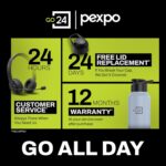 PEXPO Water Bottle 1 ltr Stainless Steel Sports/Fridge Bottle with Sipper Cap | Single Wall | For Home, Office, Gym, Travelling | Lightweight | BPA Free | Craft Pro 950ml | Green-Purple Ombre - Image 4