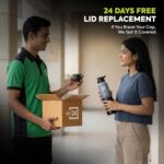 PEXPO Water Bottle 1 ltr Stainless Steel Sports/Fridge Bottle with Sipper Cap | Single Wall | For Home, Office, Gym, Travelling | Lightweight | BPA Free | Craft Pro 950ml | Grey-Knight Black Ombre - Image 5