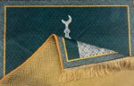 Islamic Janamaz Prayer Mat – Soft Velvet Namaz Mat | Turkey Style Aasan for Daily Namaz & Salah | 44x27 Inch, Printed Multi - 10 - Image 5