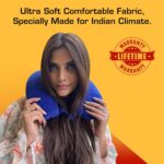 Billebon Premium Neck Pillow for Travelling Airplane Travel Pillow Comfortable Head Rest Neck Holder Pillow (Grey) - Image 5