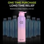 PEXPO Water Bottle 1 ltr Stainless Steel Sports/Fridge Bottle with Sipper Cap | Single Wall | For Home, Office, Gym, Travelling | Lightweight | BPA Free | Craft Pro 950ml | Pink-Purple Ombre - Image 6