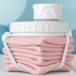 SILENCIO Silicone Water Bottle 600 ml | Foldable Leak Proof Travel Bottle | BPA Free Reusable Drinking Bottle for Gym, Trekking, Camping & Outdoor Use (PINK) - Image 4