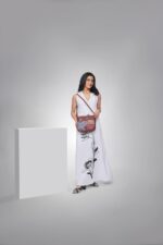 ZOUK Women's Vegan Handcrafted U Shaped Sling Bag - Image 4