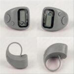 Digital Finger Tally Counter, 5-Digit LCD Display, Ring Design with Reset Button (Pack of 1) (Grey) - Image 3