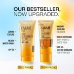 Lakme Sun Expert Tinted Sunscreen SPF 50 PA +++ | Broad spectrum UVA/B protection | Blue light protection | No White Cast | for all dry, oily, normal skin| Matte Finish | 50 ml - Image 4