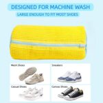 Shoe Washing Machine Bag – 360° Deep Cleaning Laundry Bag for Sneakers, Reusable Washable Mesh Organizer with Durable Zipper for Washer & Dryer Use (Style 2) - Image 3