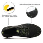WateLves Water Shoes Mens Womens Barefoot Beach Swim Shoes Quick-Dry Aqua Socks Pool Shoes for Surf Yoga Water Aerobics, Classic Black, 11 Women/10 Men - Image 3