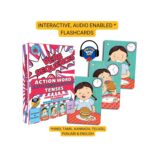 Action Word Sequences | Audio Enabled Flashcards | Audio in English, Hindi, Tamil, Punjabi, Kannada, Telugu | Spoken English | Special Needs Kids - Image 4