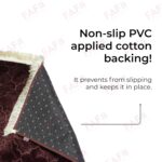 Combo of 2 Janamaz Velvet Prayer Mat | one Kid + one Adult (Pack of 2) | Soft Thick Islamic Prayer Rug Set for Children & Grown Ups | Premium Namaz Mat for Home, Ramdan, Hajj and Umrah (Brown) - Image 6