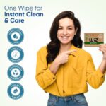 Wiz Single Refreshing Wet Wipes – Individually Wrapped Single Sachet - 50 Count |Alcohol-Free, Paraben-Free, pH Balanced Biodegradable | Face & Hand Cleaning Wipes for Travel & Daily Hygiene - Image 5