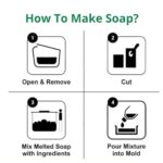 Graceberry Goat Milk Soap Base – SLS & SLES-Free Melt and Pour Glycerin Base for DIY Soap Making | Unscented, Opaque Formula for Face and Body Use (950g) - Image 4