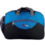 Perfect Star 65L Duffle Bag for Travelling | Lightweight Polyester Trolley Bag with Wheels | Hand Carry Travel Bag for Men and Women | Weekend Trip Luggage Bag (Black Teal) - Image 3