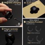 SH PROTECT TOUCH SH Zikr Ring Smart Tasbeeh Counter Weslamic iTasbih Ring - Salam Prayer timing reminder,OLED display,IPX67 Waterproof, Adjustable Ring (18mm Plus 20mm) - Image 4