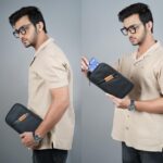 CRALOFT Family Passport Cover for Men and Women | RFID Blocking 6 Passport Holder Bag & Wallet for Tickets, Cash, Cards, Visa, and Boarding Pass | Luxury Travel Organizer Pouch (Black) - Image 5