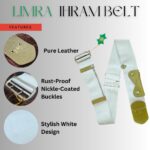 LIMRA Double Lion Haji Belt | Haji Ihram Belt for Men | Adjustable Waist Buckle - Everyday Belt | Experience Free-Size Comfort - Image 4