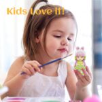 SUPER TOY Activities DIY Mould and Paint Craft kit, Paint Your Own Doll Painting Kit Plaster Figurine Set with Pigments Palette & Mold Art & Craft Set - Educational Toy for 3-12+ Year Old Boys and Girls - Image 3
