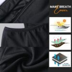 GRAND PITSTOP Helmet Mask (Black - Free Size) | Full Face UV Protection | Outdoor Face Cover | Dust, Wind, Sun Shield | Riding & Hiking Gear | Accessories for Men & Women - Image 4