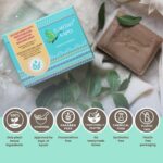 Earthy Sapo Handmade Divine Simplicity Unscented Moisturizing Bathing Soap, 100g, Pack of 2 | Natural Neem Soap for Gentle Cleansing | Ideal for Babies and Sensitive Skin | Vegan and Eco-Friendly - Image 7