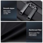 Arctic Hunter Large Fanny Pack for Men Heavy Chest Bag with Magnetic Buckle Big Waist Pouch Polyester Sling Bag for Men Crossbody Water-Resistant Passport Side Bag for Travel Business Office,Black - Image 5