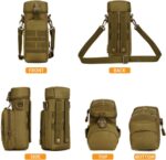 Tactical Molle Water Bottle Holder – Military-Grade 1000D Nylon Kettle Carrier Bag | Durable Utility Bottle Pouch for Hiking, Camping, Cycling, Outdoor Gear Accessories - Image 3
