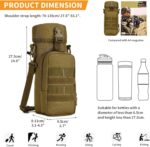 Tactical Molle Water Bottle Holder – Military-Grade 1000D Nylon Kettle Carrier Bag | Durable Utility Bottle Pouch for Hiking, Camping, Cycling, Outdoor Gear Accessories - Image 4