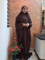Prayer Maxi Dress for Muslims Islamic Prayer Maxi Dress for Muslim Women - A Symbol of Faith, Modesty (Brown) - Image 3