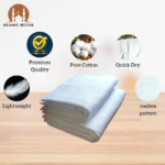 LIMRA Premium Men’s White Cotton Ihram Set for Hajj and Umrah | 2-Piece Quality Cloth | Free Size 46” X 92” - Divine Comfort! - Image 3