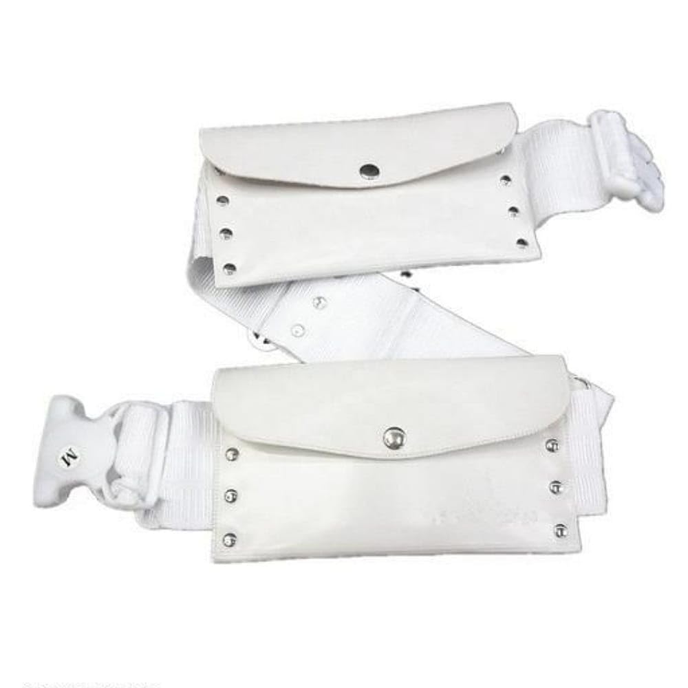 Weinbux Anti Theft Ihram Ehram Ahram Two Pockets Belt for HAJJ and UMRAH | with Adjustable Strap, Suitable for Travel for Men & Women | White | Free Size Weinbux Anti Theft Ihram Ehram Ahram Two Pockets Belt for HAJJ and UMRAH | with Adjustable Strap, Suitable for Travel for Men & Women | White | Free Size