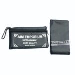 Aim Emporim Prayer Mat/Safari Janamaz/Prayer Rugs (Black) - Image 2