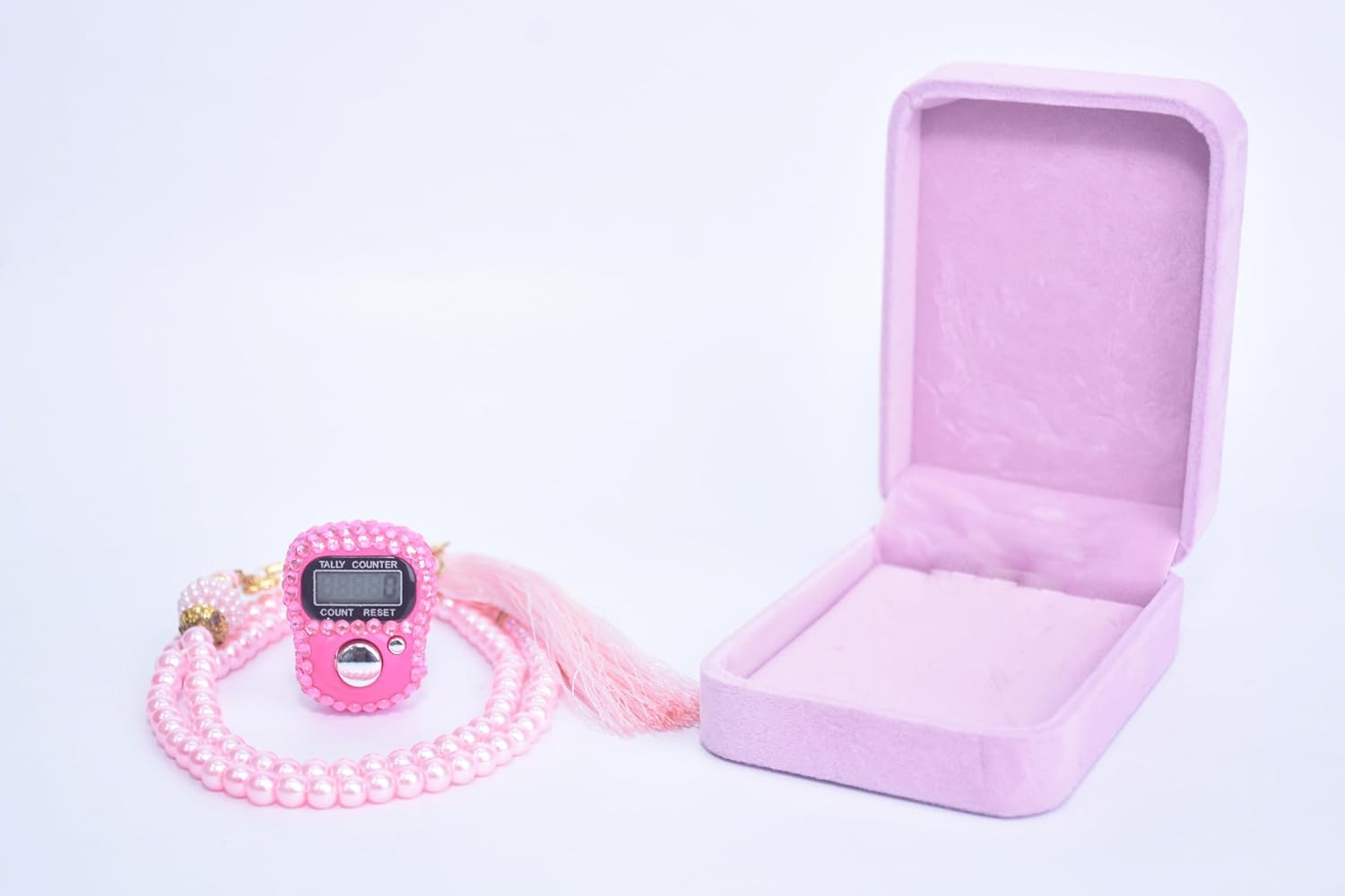 Aim Emporium Digital Tasbeeh Counter with Prayer Beads in Box for Gifting Size Standard Color Multi Color (as per Available) Pack of 1. - Image 2