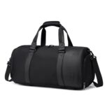 Arctic Hunter Duffle Bag for Travel Gym Nylon 30L Office Hand Bag for Men Women Multiple-Pocket Nylon Water-Repellent Sports Duffel Bag with Shoes Compartment & Detachable Shoulder Strap (Black) - Image 2