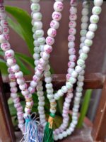 Beautiful Tasbeeh Islamic Allah Mohammad Tasbih Beads Counter for Muslim Prayer Set of 2 Pieces Plastic Chain Set - Image 2