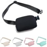 Belt Bag Waist Pack Bum Bag Crossbody Fanny Pack for Women and Men with Adjustable Strap Small Waist Pouch for Travel Workout Running Hiking(Black) - Image 2