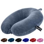 Billebon Premium Neck Pillow for Travelling Airplane Travel Pillow Comfortable Head Rest Neck Holder Pillow (Grey) - Image 2