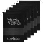 Bloomingdale Shoe Bag for Travel & Storage Travel Organizer for Women & Men Travel Accessories Shoe Organizer Shoe Bags Pouches Travel Shoe Cover for Travelling Travel Essentials, Pack of 6 Shoe Pouch - Image 2
