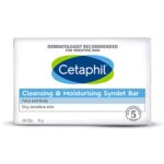 Cetaphil Cleansing and Moisturising Syndet Bar, Shea Butter,For Face & Body, Sensitive skin, 75g, Pack of 1 - Image 2